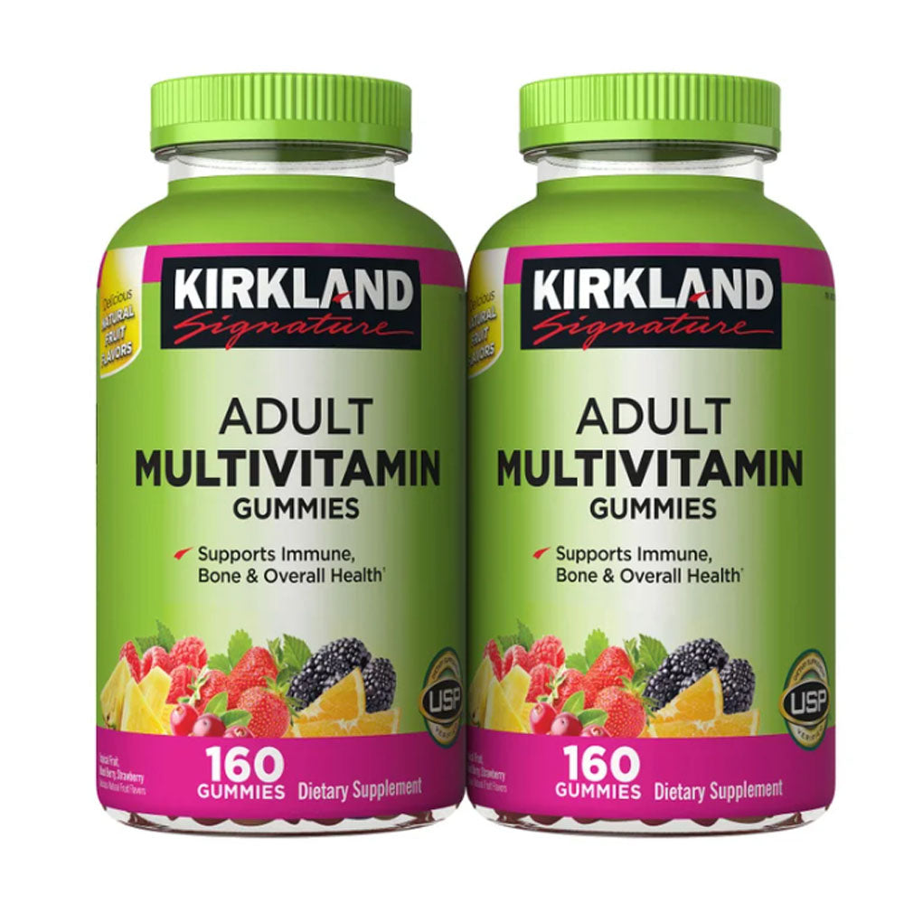 커클랜드 시그니처 어덜트 멀티 비타민 구미 160구미 2개_Kirkland Signature Adult Multivitamin, 320 Gummies