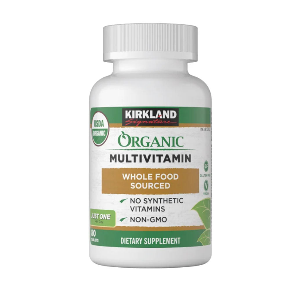 커클랜드 시그니처 USDA 유기농 멀티비타민 80정_Kirkland Signature USDA Organic Multivitamin, 80 Coated Tablets