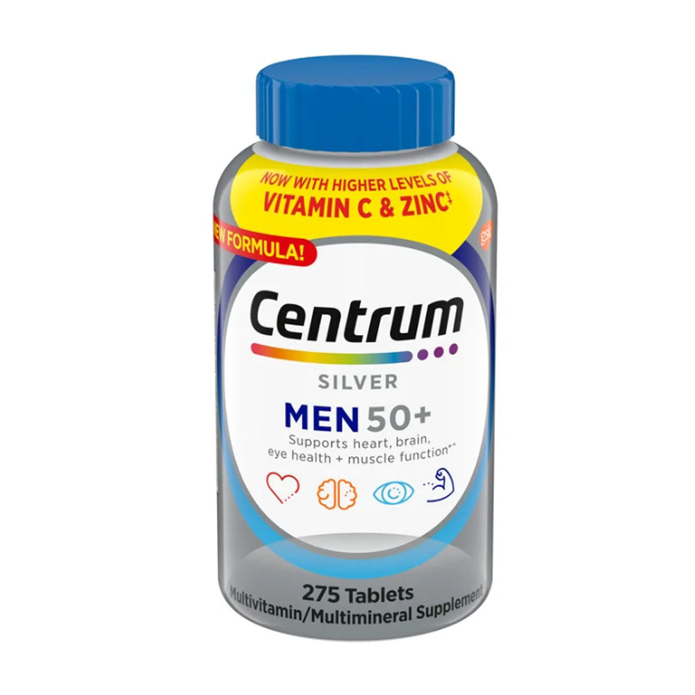 센트룸 실버 남성 50세이상 멀티비타민 275정_Centrum Silver Men 50+ Immune Support Multivitamin, 275 Tablets