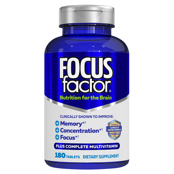 포커스팩토리 브레인 뉴트리션 180캡슐_FOCUSfactor Nutrition for the Brain Dietary Supplement 180 Tablets