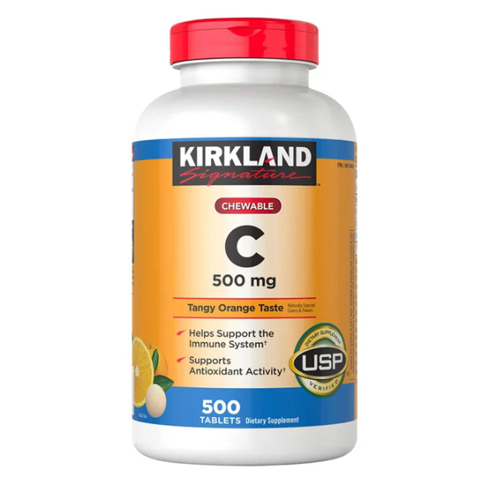 커클랜드 시그니처 츄어블 비타민 씨 500정_Kirkland Signature Chewable Vitamin C 500mg 500 Tablets
