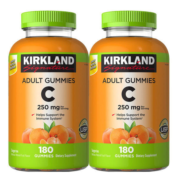 커클랜드 시그니처 비타민 C 어덜트 성인용 180구미 2개_Kirkland Signature Vitamin C 250 mg 180 Adult Gummies 2 Bottles