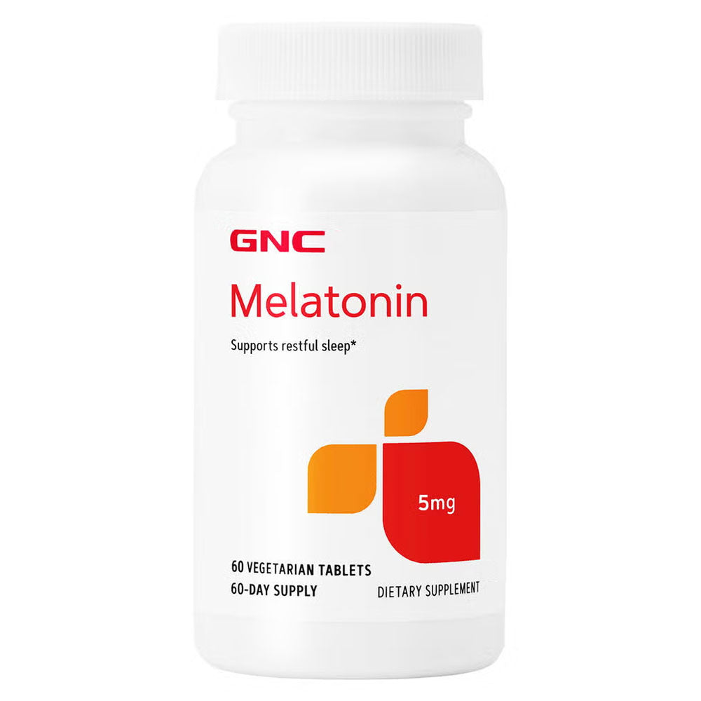 지엔씨 멜라토닌 5MG 60정_GNC Melatonin 5mg 60Vegetarian Tablets