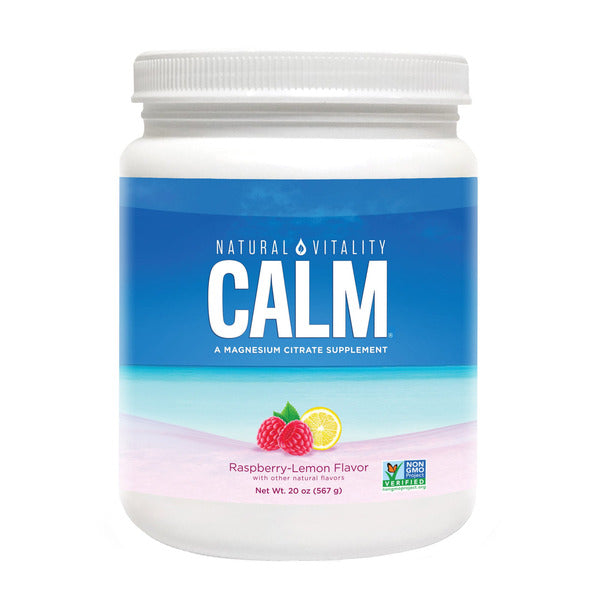 네추럴 바이털리티 CALM 마그네슘 구연산 파우더 567g_Natural Vitality Calm Magnesium Citrate Powder, 20 Ounces