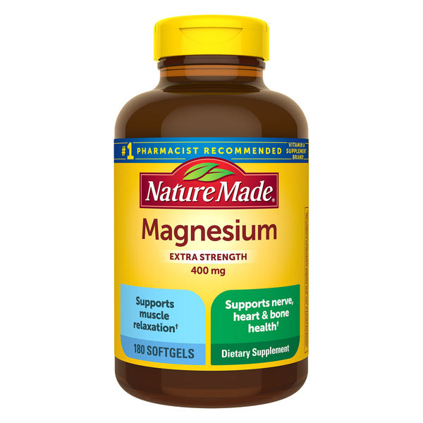 네이처메이드 마그네슘 400mg 180정(소프트젤)_Nature Made Extra Strength Magnesium 400mg 180Softgels