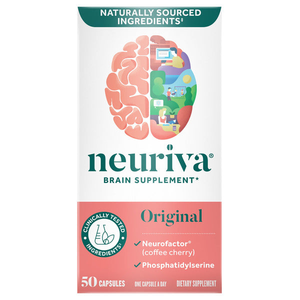 뉴리바 오리지널 브레인 뇌건강 두뇌 보충제 50캡슐_Neuriva Brain Supplement Original 50Capsules