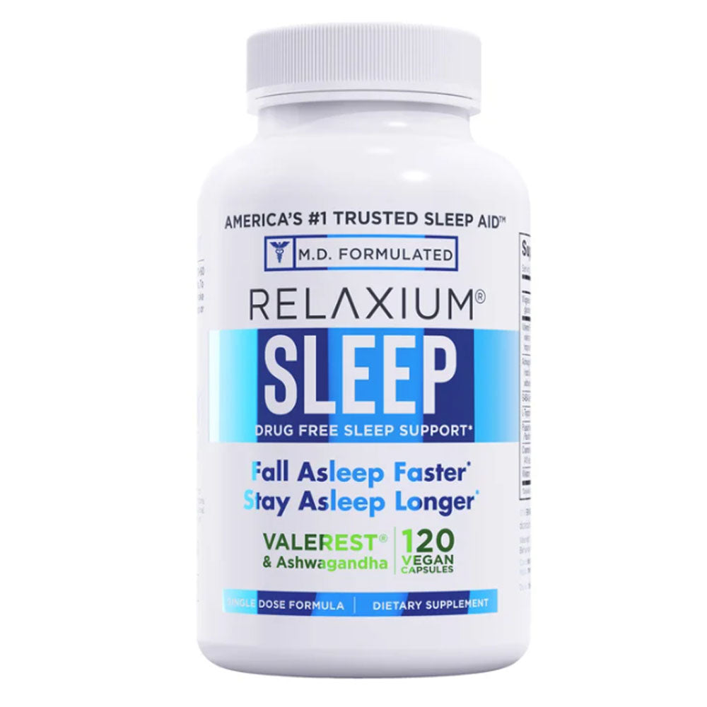 릴랙시움 슬립 120비건 캡슐_Relaxium Sleep, Drug Free Sleep Support, 120 Vegan Capsules