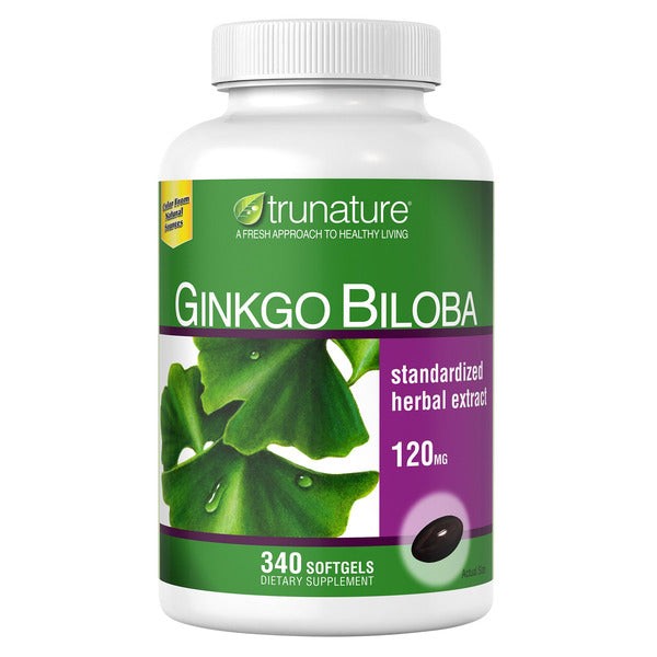 트루네이쳐 징코 빌로바 340정 (소프트젤)_Trunature Ginkgo Biloba 340 Sgels